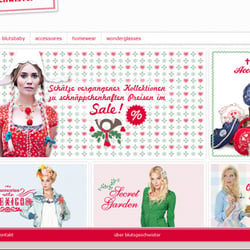 Konzeption & Design: blutsgeschwister onlineshop (bei Maria GmbH)