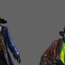 Character Design Rough Sketches G-4050