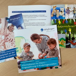Infoflyer Schulen für Gemeinde Möglingen