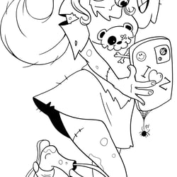 Sympathiefigur: „Smombie Girl“