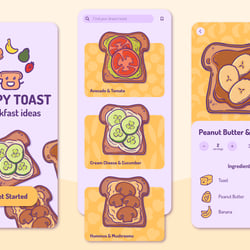 Happy Toast – App Design