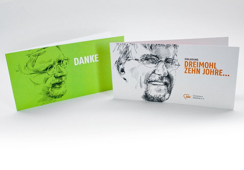 Einladungs- und Dankeskarte