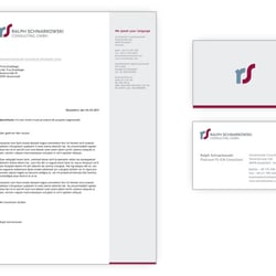 Briefpapier und Visitenkarten