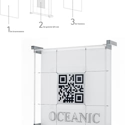 QR-Vitrinen für Textilland Ostschweiz