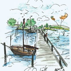 Dabitz Hafen Steg