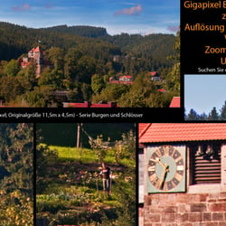 Schloss ELgersburg – 0,8 Gigapixel; Originalgröße 11,5m x 4,5m