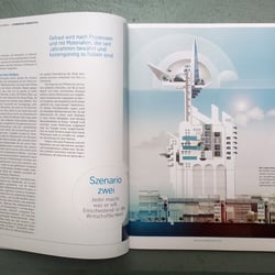 „Wie werden wir morgen leben?“ for ThyssenKrupp magazine, 2017