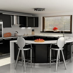 3d render kitchen table2