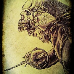 Corvo – Zeichnung Fan Art (Bleistifte)