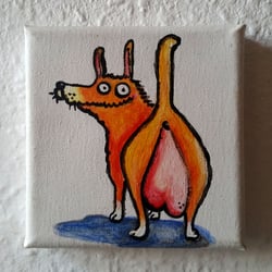 Der Klöter in orange