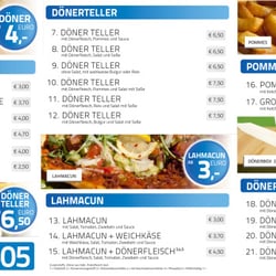 FIRAT GRILL Menu Back