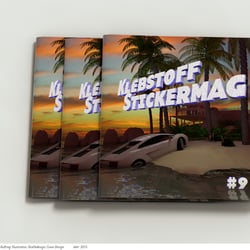 Coverdesign für Klebstoff Stickermag, Leipzig