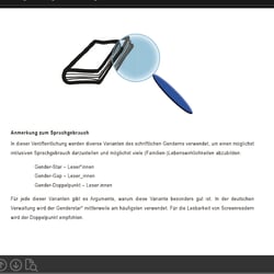 Arbeitsprobe-Layout-Doppelseitenausschnitt