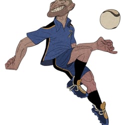 Illustration zur Typisierung von Fussbalspieler*innen für das Magazin Goal