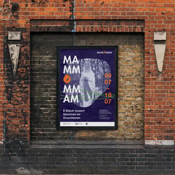 CI für Maskénada a.s.b.l. – Plakatgestaltung für MAMMoMMAM