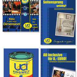 Image Broschüre/Edgar Karte/Kampagnenentwicklung UCI Kinowelt