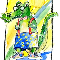 Figur für ein Kindermodengeschäft