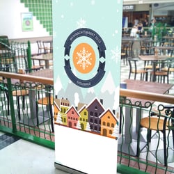 Werbebanner für Weihnachtsmarkt Erzgebirge