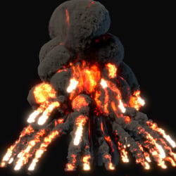 Rauch- und Feuersimulation
