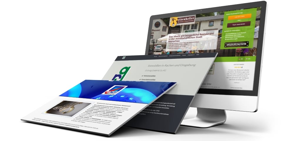 Modernes und günstiges Webdesign