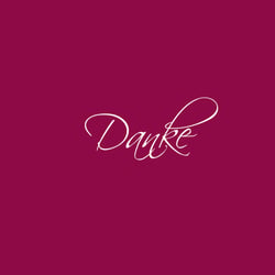 Titelseite der Dankeskarte