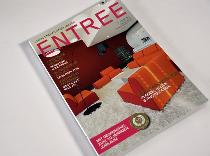 Covergestaltung für Die Architekturzeitschrift ENTREE 2013