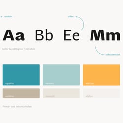 Typografie / Farben