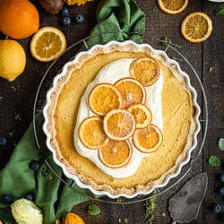 Food Fotografie Orangen Tarte – Dark&Moody