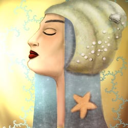 Muschelfrau