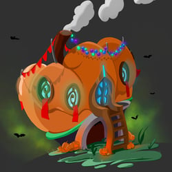Kürbishaus (Digital Art Props)