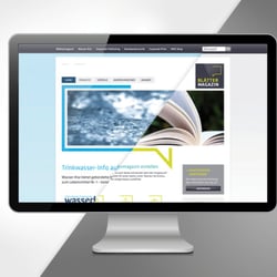 Gestaltung und Konzeption der Websites wasser-klar.de und blaettermagazin.com