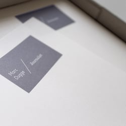Briefpapier für Marc Dugge, Detail