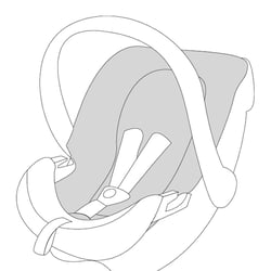 Vektorgrafik zur Babyschale