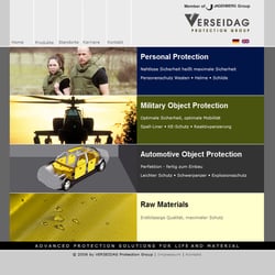 WebSite www.verseidagprotection.de