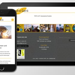 mag. sandra gerö. wordpress website migration (zu wp 4.4) & design relaunch.
