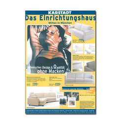 Anzeige ST, Karstadt Einrichtungsaus