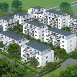 Architekturvisualisierung Wohnanlage