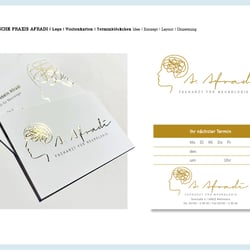 Logo  |  Corporate Design |  Neurologische Praxis AFRADI