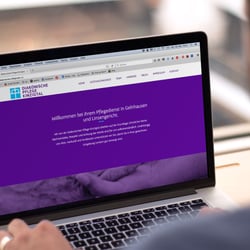 Website der Diakonischen Pflege Kinzigtal gGmbH