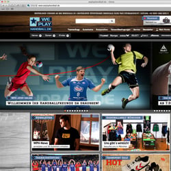 Art Direktion für den Online Shop „weplayhandball.de“