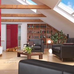 Sofas und Regale nach Maß im Wohnzimmer