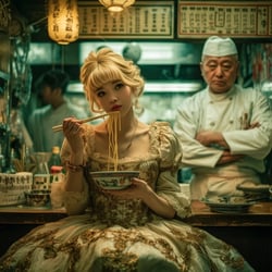 Rokoko trifft Ramen überraschend schräg und voller Haltung