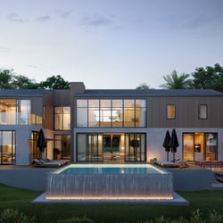 Außen- & Innenvisualisierung: La Jolla Residenz, Kalifornien
