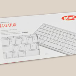 Verpackung für eine Blutooth-Tastatur