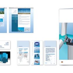 Website, Messestand, Broschüre, Visitenkarten