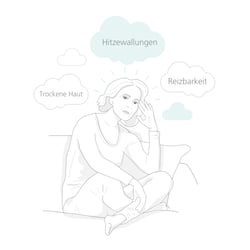 Illustrationen für das Gynolog Infoportal zum Thema Frauengesundheit.