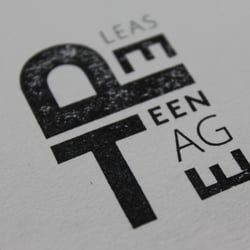 Logo Design & Stamp Please Teenage