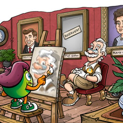 Illustration Sammelalbum „Eine Reise durch die Zeitgeschichte“