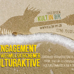 2018 – Anzeige für Kult.In.WK, der Kulturinitiative Wermeslkirchen (Fisch Illustration von Sascha Thamm)