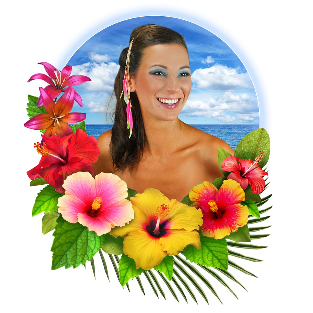 Beauty Retouching  /  Flower Compositing